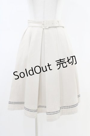 画像: Fi.n.t / ライン使いマリンプリーツスカート Free IVORY H-26-03-01-1040-CA-SK-NS-ZH