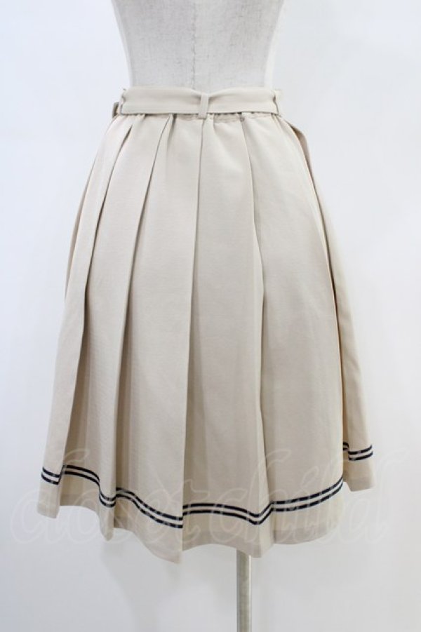 画像2: Fi.n.t / ライン使いマリンプリーツスカート Free IVORY H-26-03-01-1040-CA-SK-NS-ZH (2)