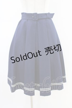 画像: Fi.n.t / ライン使いマリンプリーツスカート Free NAVY H-26-03-01-1041-CA-SK-NS-ZH