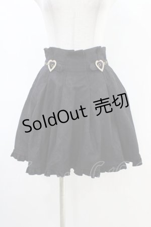 画像: Rojita / ハートバックルスカート Free ブラック H-26-03-01-1042-LO-SK-NS-ZH