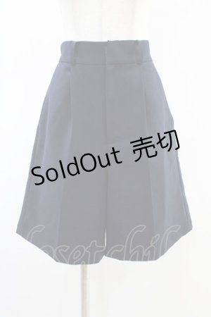 画像: Fi.n.t / ハイウエストバミューダパンツ Free NAVY H-26-03-01-1044-CA-PA-NS-ZH