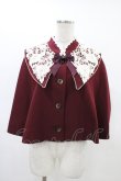 画像1: Innocent World / 白薔薇ケープ M ボルドー×生成/Bordeaux×Beige H-26-03-01-1048-IW-JA-NS-ZH (1)