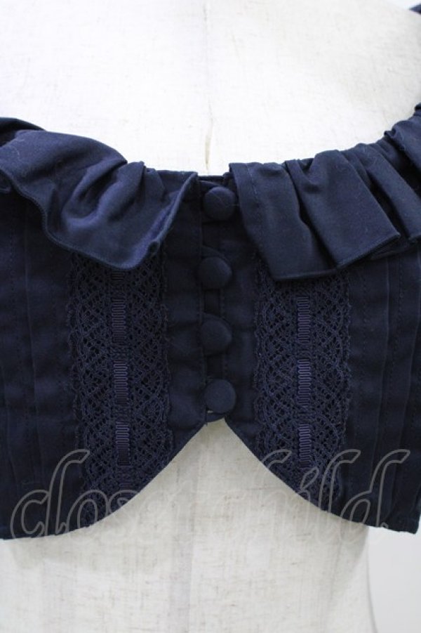 画像4: Mary Magdalene / アンジェリカブラウスボレロ Free ネイビー H-26-03-01-1049-CL-TO-NS-ZH (4)