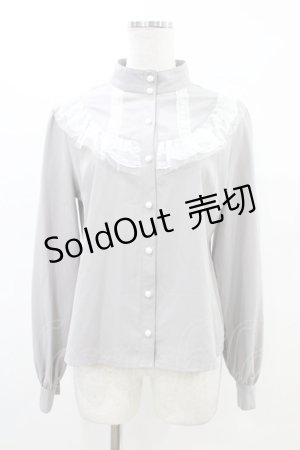 画像: Ank Rouge / Vintagelikeブラウス M グレー H-26-03-01-1053-CA-BL-NS-ZH