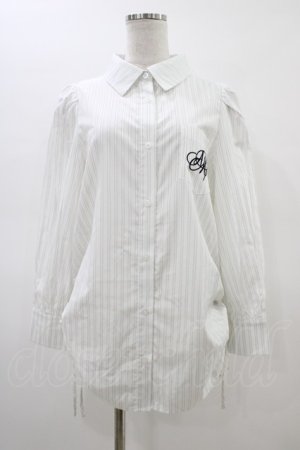 画像: An MILLE / くしゅっとリボンシャツ Free 白 H-26-03-01-1055-EL-BL-NS-ZH