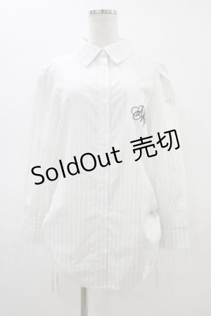 画像: An MILLE / くしゅっとリボンシャツ Free 白 H-26-03-01-1055-EL-BL-NS-ZH