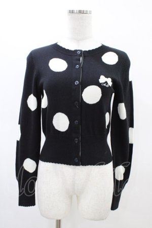 画像: Angelic Pretty / Dream Dot刺繍ニットカーディガン Free ブラック H-26-03-01-1059-AP-TO-NS-ZH