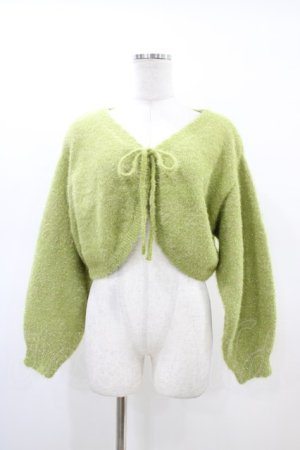 画像: F&A / ラメフェザーニットボレロ Free L/GREEN H-26-03-01-1061-LO-TO-NS-ZH