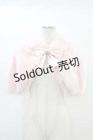 画像: Angelic Pretty / Prettyリボンファーケープ Free ピンク H-26-03-01-1062-AP-TO-NS-ZH