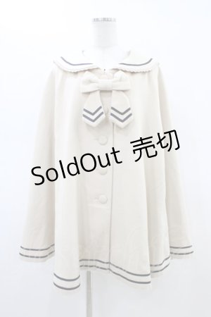 画像: Secret Honey / セーラーマント Free アイボリー H-26-03-01-1064-CA-CO-NS-ZH