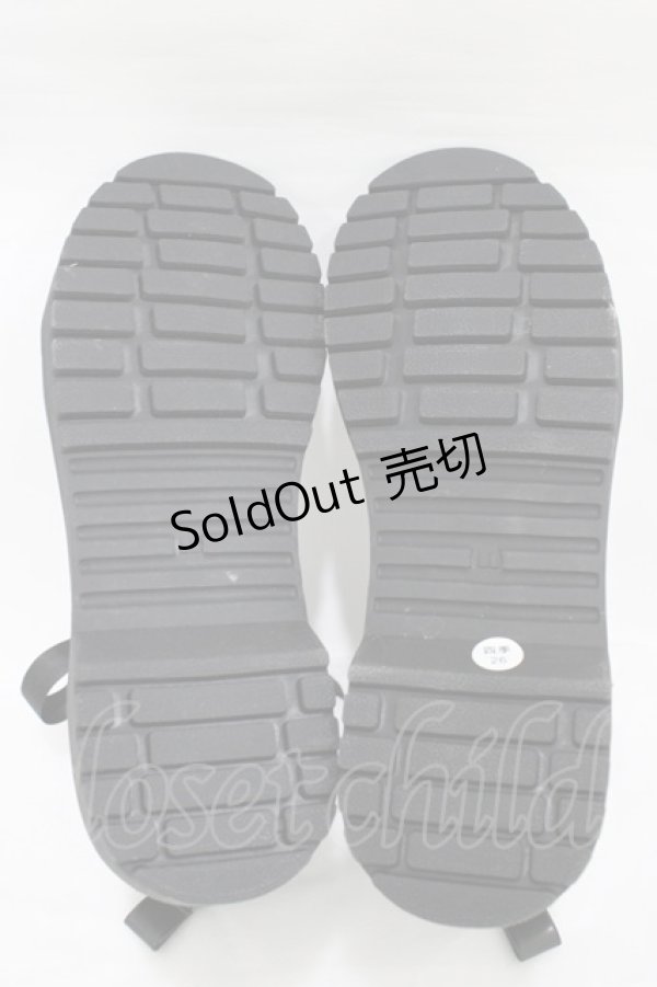 画像3: m petit by misako / レースアップショートブーツ LL ブラック H-26-03-01-1001-0-SH-NS-ZH (3)