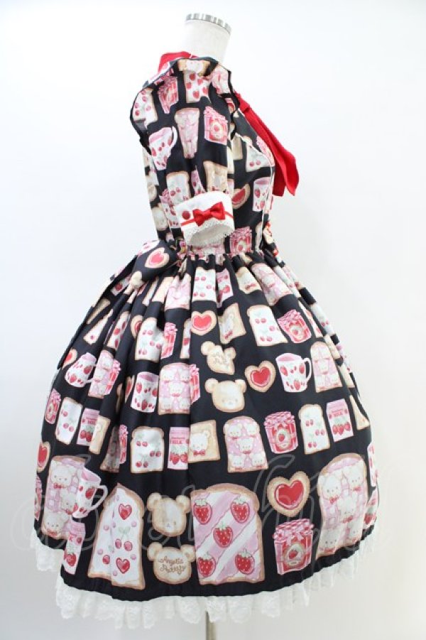 画像3: Angelic Pretty / Sunny Day Brunchワンピース Free ブラック H-26-03-01-1008-AP-OP-NS-ZH (3)