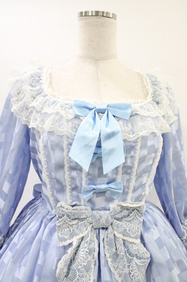 画像4: Angelic Pretty / Bright Sugarワンピース Free サックス H-26-03-01-1010-AP-OP-NS-ZH (4)