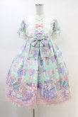 画像1: Angelic Pretty / ラッピングハートワンピース Free ミント H-26-03-01-1011-AP-OP-NS-ZH (1)