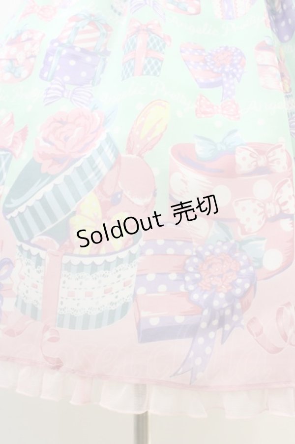 画像5: Angelic Pretty / ラッピングハートワンピース Free ミント H-26-03-01-1011-AP-OP-NS-ZH (5)