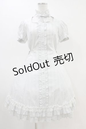 画像: Innocent World / ハートデコルテドビーワンピース Free サックス H-26-03-01-1012-IW-OP-NS-ZH