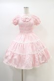 画像1: Angelic Pretty / シャーリングプリンセスワンピース Free ピンク H-26-03-01-1013-AP-OP-NS-ZH (1)