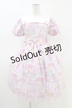 画像: Angelic Pretty / Comic Toysワンピース Free ピンク H-26-03-01-1015-AP-OP-NS-ZH