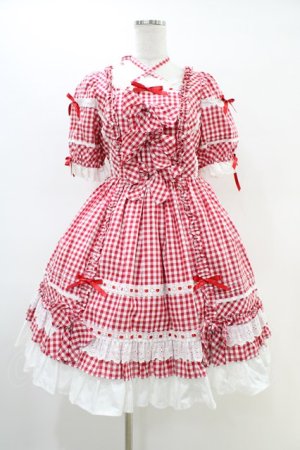 画像: Angelic Pretty / Sweetフリルワンピース Free レッド H-26-03-01-1016-AP-OP-NS-ZH