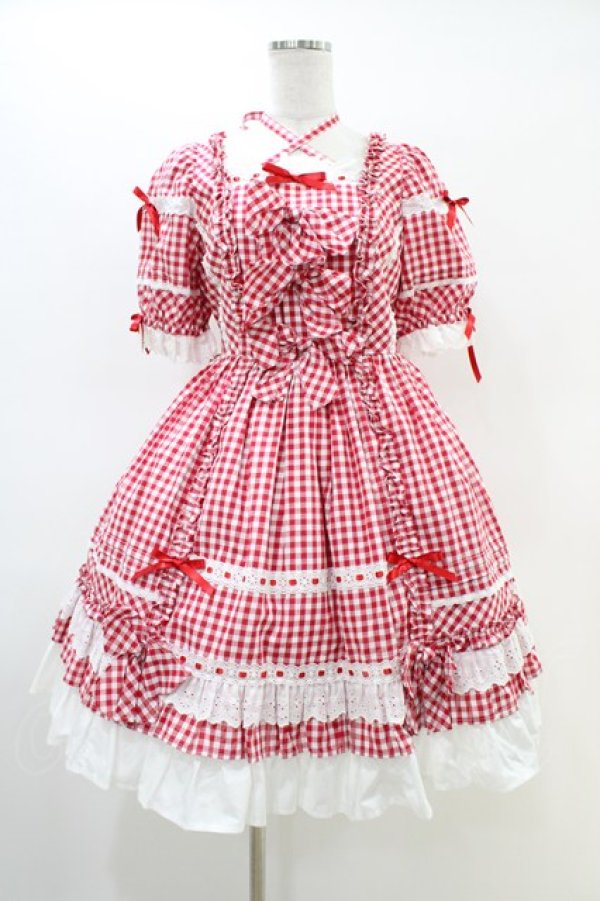 画像1: Angelic Pretty / Sweetフリルワンピース Free レッド H-26-03-01-1016-AP-OP-NS-ZH (1)