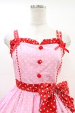 画像4: Angelic Pretty / Candy Popジャンパースカート Free ピンク/レッド H-26-03-01-1017-AP-OP-NS-ZH (4)