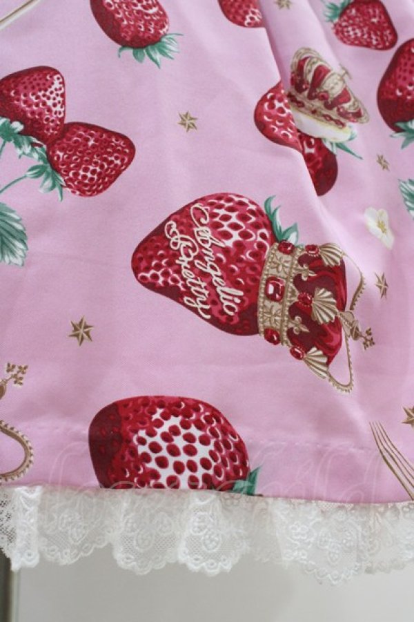 画像5: Angelic Pretty / Royal Crown Berryジャンパースカート Free ピンク H-26-03-01-1018-AP-OP-NS-ZH (5)