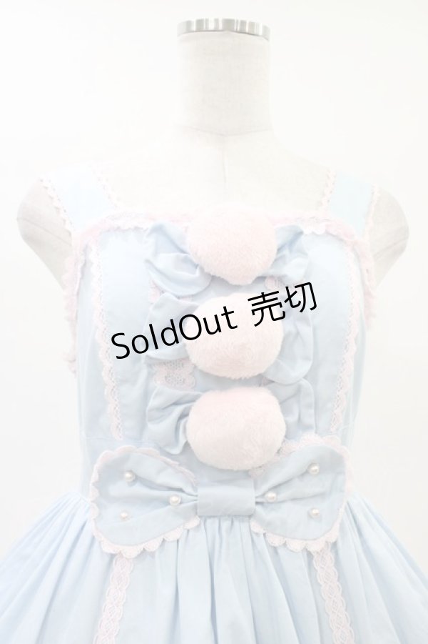 画像4: Angelic Pretty / なかよしバニージャンパースカート Free サックス/ピンク H-26-03-01-1020-AP-OP-NS-ZH (4)