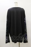 画像2: NieR Clothing / プリントLONG CUTSEW  黒 H-26-03-01-013-PU-TO-KB-ZH (2)