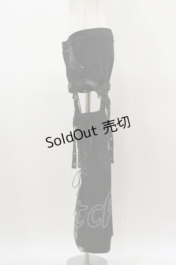 画像3: Qutie Frash / レッグカバー付パンツ  黒 H-26-03-01-015-QU-PA-KB-ZH (3)