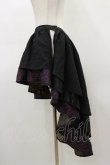 画像3: Qutie Frash / フリルラップスカート  黒×紫 H-26-03-01-017-QU-SK-KB-ZH (3)