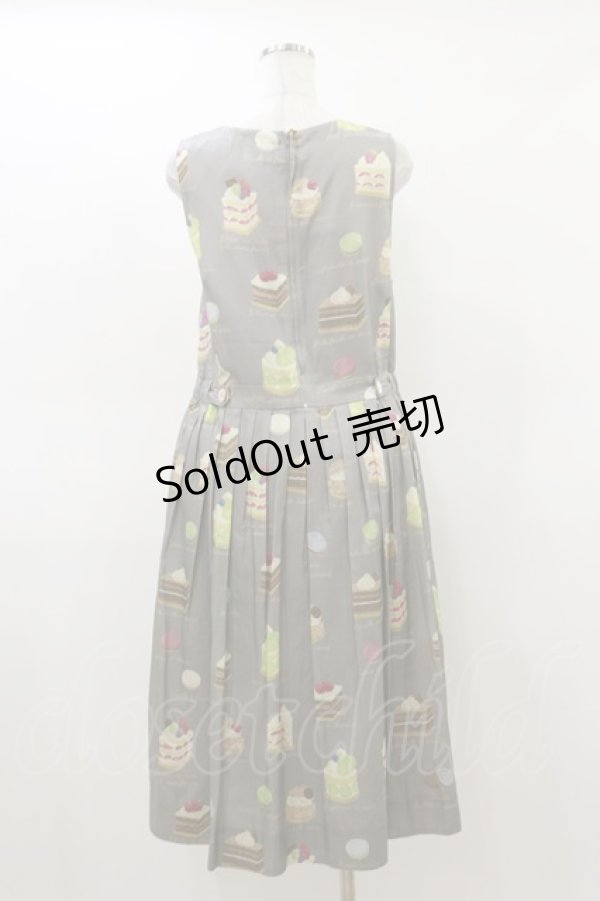 画像2: Jane Marple / Patisserie francaiseタブリエドレス  グレー H-26-03-01-027-JM-OP-KB-ZH (2)