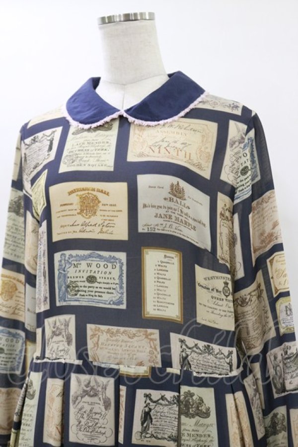 画像4: Jane Marple / Precious invitationsコレットドレス Free ネイビー H-26-03-01-028-JM-OP-KB-ZH (4)