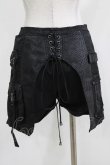 画像3: Qutie Frash / ラップ付ショートパンツ  ブラック H-26-03-02-034-QU-PA-KB-ZH (3)