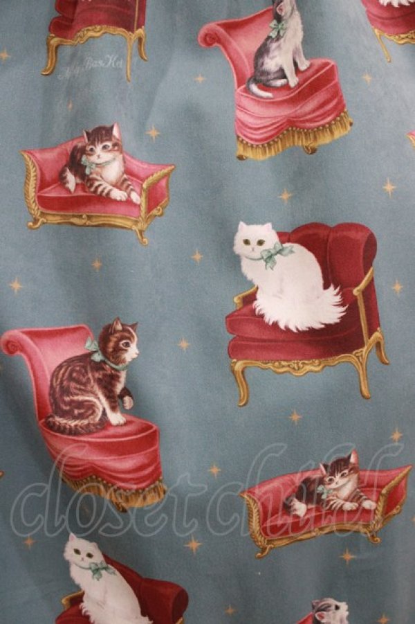 画像4: Melody BasKet / Cats castleレースヨークワンピース M ブルーグリーン H-26-03-02-004-LO-OP-KB-ZH (4)