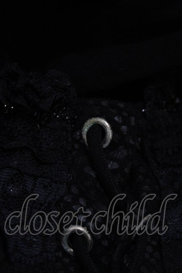 画像5: Qutie Frash / ロングオーバーコルセットビスチェ  黒 H-26-03-02-039-QU-TO-KB-ZH (5)