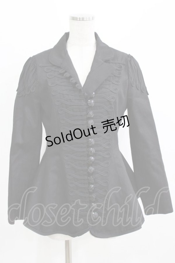 画像1: Restyle / Black military jacket S ブラック H-26-03-02-044-GO-JA-KB-ZH (1)