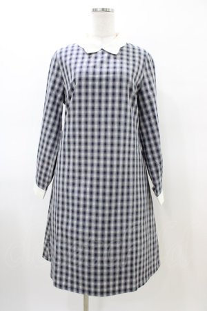 画像: F i.n.t / クレリックチェックワンピース/ハローキティ Free NAVY H-26-03-02-1033-CA-OP-NS-ZH