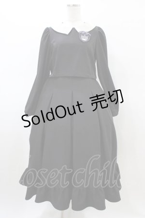 画像: m petit by misako / サンリオキャラクターズコラボ クロミワッペン付きワンピース M ブラック H-26-03-02-1034-LO-OP-NS-ZH