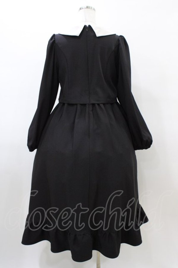 画像2: m petit by misako / サンリオキャラクターズコラボ クロミワッペン付きワンピース M ブラック H-26-03-02-1034-LO-OP-NS-ZH (2)