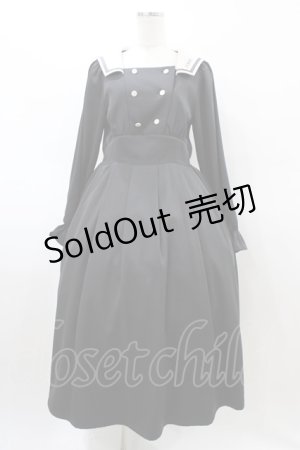 画像: m petit by misako / サンリオキャラクターズコラボ クロミセーラーワンピース S ブラック H-26-03-02-1035-LO-OP-NS-ZH