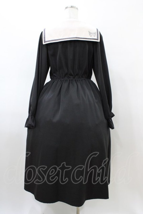 画像2: m petit by misako / サンリオキャラクターズコラボ クロミセーラーワンピース S ブラック H-26-03-02-1035-LO-OP-NS-ZH (2)