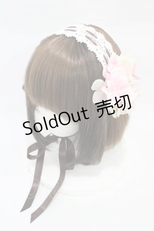 画像: Innocent World / フルールヘッドドレス  ショコラ×ピンク/Chocolat×Pink H-26-03-02-1005-IW-AC-NS-ZH