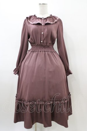 画像: m petit by misako / AOK*フリルカラータックワンピース M ピンク H-26-03-02-1040-LO-OP-NS-ZH