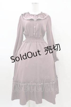 画像: m petit by misako / AOK*フリルカラータックワンピース M ピンク H-26-03-02-1040-LO-OP-NS-ZH