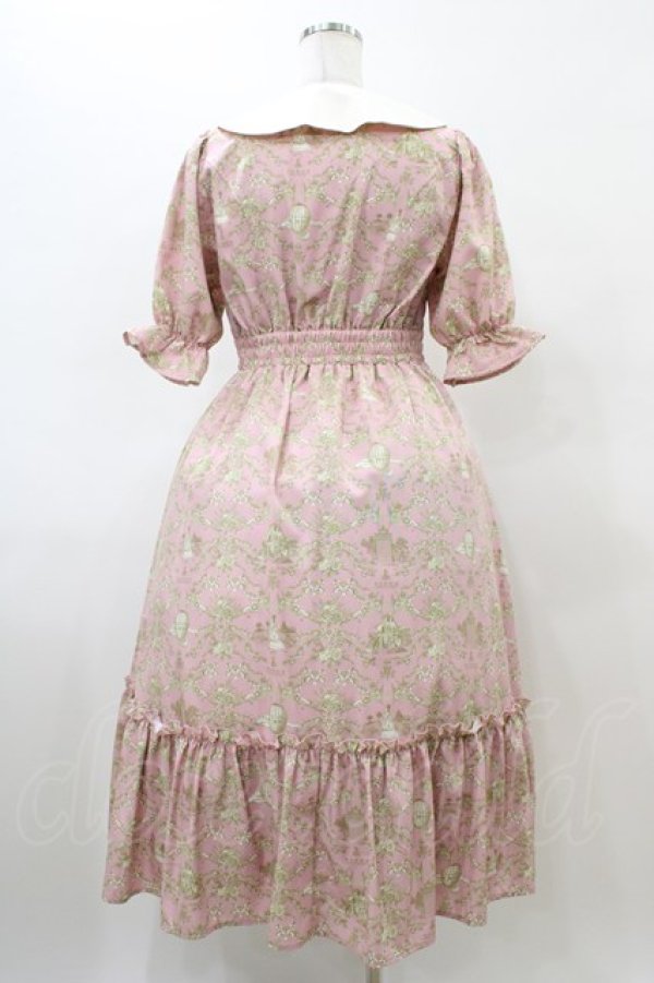 画像2: m petit by misako / NINA’Sコラボトワルドジュイワンピース S ピンク H-26-03-02-1042-LO-OP-NS-ZH (2)