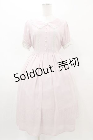 画像: Ank Rouge / スクエアカラーワンピース M ピンク H-26-03-02-1043-CA-OP-NS-ZH