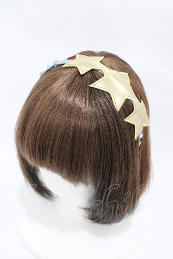 画像1: Angelic Pretty / Astrologyカチューシャ  サックス H-26-03-02-1006-AP-AC-NS-ZH (1)