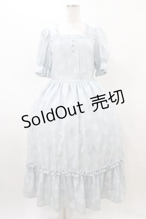 画像: m petit by misako / AOKハナガラスクエアワンピース M サックス H-26-03-02-1045-LO-OP-NS-ZH