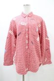 画像1: PINK HOUSE / ロゴワッペンチェックシャツ Free レッド H-26-03-02-1052-LO-BL-NS-ZH (1)