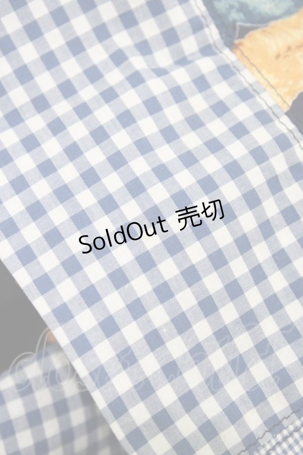 画像3: PINK HOUSE / テディベア×ギンガムシャツ Free ネイビー H-26-03-02-1053-LO-BL-NS-ZH (3)